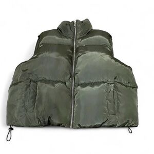 Olive Green Puffer Jacket